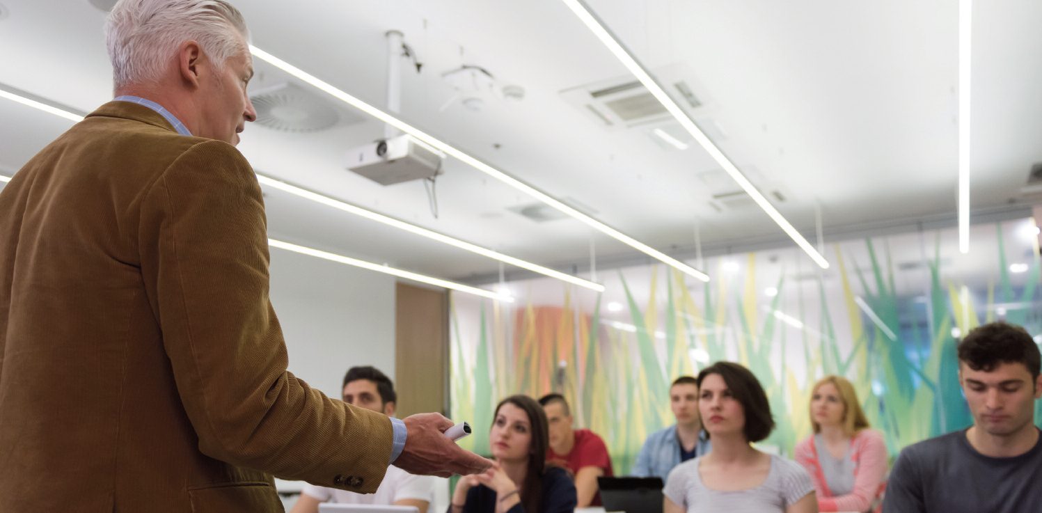 Engineers in a training session